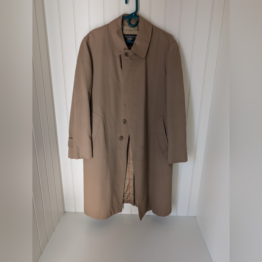 STUNNING Vintage 90s BURBERRY Luxury Designer Trench Long Men Coat